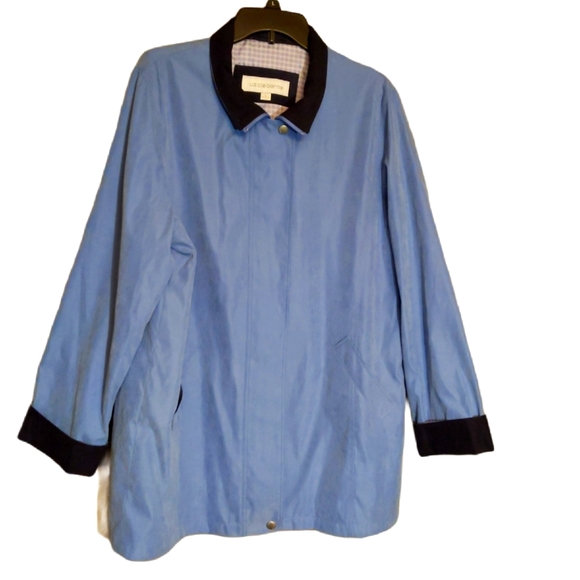 Liz Claiborne blue waterproof jacket - Picture 1 of 10